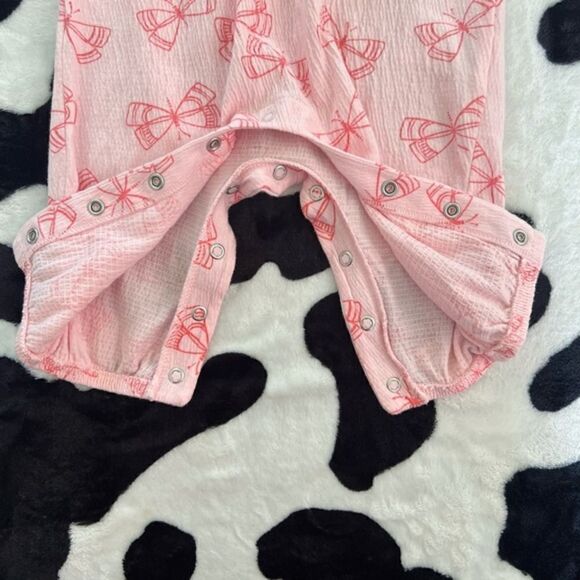 Carter's Baby Girl Pink Butterfly‎ Overall Jumpsuit 6 months - Picture 9 of 12